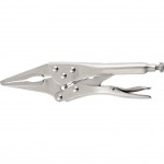 7" Long nose locking pliers // Denzel