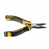 5" Mini long-nose pliers, straight, auto-unclamping // Denzel