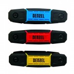 3 pc. Folding Hex key set, SAE-Metric-Torx // Denzel