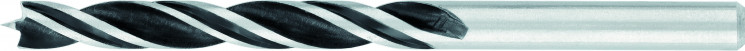 Brad point bit,  3/16", double flute // Denzel