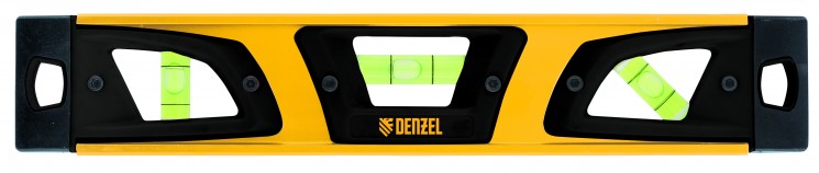 10" Torpedo level, 3 vials, aluminium body // Denzel