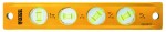 9" Torpedo level, 4 vials, anodized // Denzel