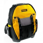 Tool backpack, 77 pockets, plastic bottom, portable organiser, 360*205*470 mm // Denzel